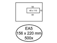 Envelop Hermes 156x220mm Venster Rechts 40x110mm Zelfklevend