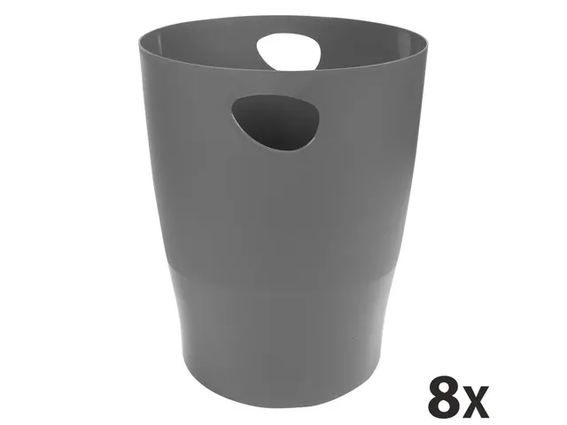 Corbeille-à-papier Ecobin Office - Gris foncé