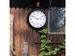 Buitenklok Nextime dia 25,5cm Daisy met thermo- en hydrometer cijfers,