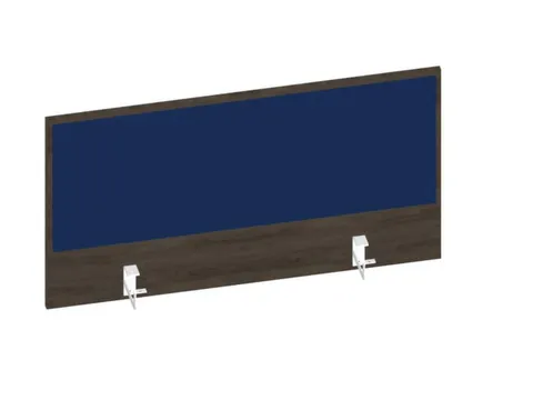 baliepaneel bureau aanbouw achter NV bruin hickory BN6016-blauw 1000mm
