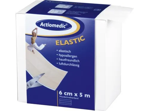 Snelverband Elastisch Luchtdoorlatend Lxb 5mx60mm Huidkleurig