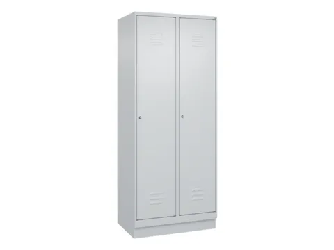 locker,HxBxD 1950x800x500mm,2vak,vak B 400mm,cil.-slot,sokkel
