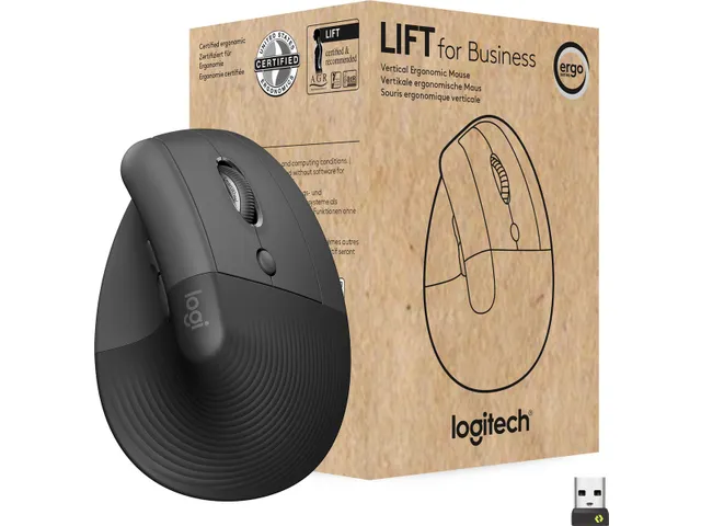 Logitech Ergonomische Muis 910-006494 Rechtshandig Lift For Business Z