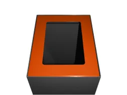 Top modulaire afvalscheidingsunit 60 liter Oranje