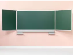 Schoolbord Vijfvlaksbord 100x200cm Krijtbord Groen Emaille