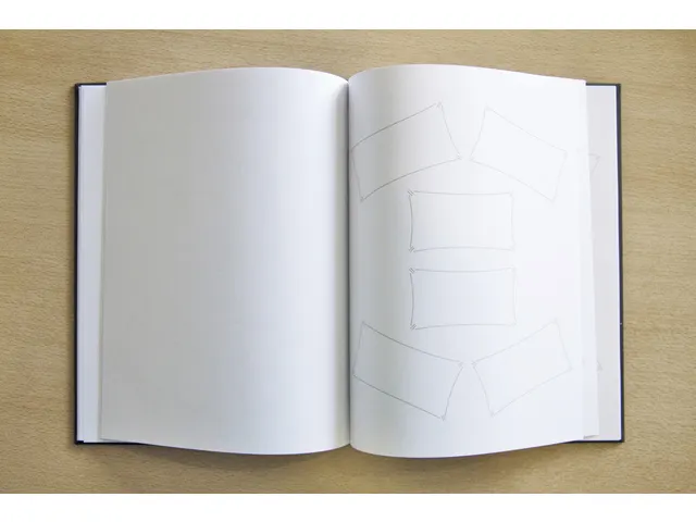 Receptiealbum Kangaro zwart met vakverdeling 26x21cm