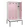 locker met bank,HxBxD 2120x1200x815mm,4vak,vak B 300mm,cilinderslot