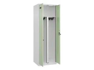 PBM-locker,HxBxD 1850x600x500mm,2vak,vak B 300mm,draaigrendel - 1