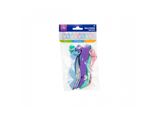 Balonnen Pastel Eenhoorn 30cm Party balloons Unicorn 8 stuks