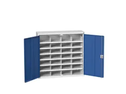 post-/sorteerkast 1000x1050x350mm 4x7vakken RAL7035+RAL5010