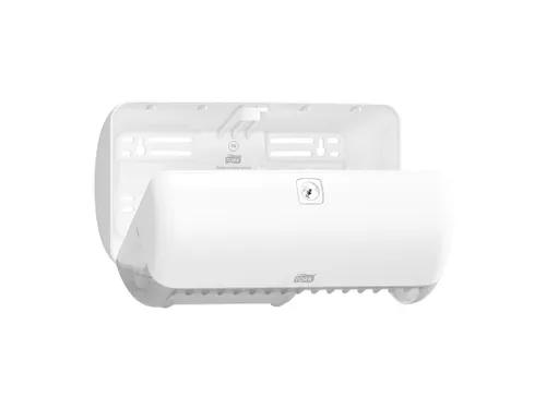 Tork 557000 T4 Toiletpapier Dispenser Elevation Twin Verticaal Wit