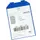 insteekhoes,DIN A4,staand,HxB 305x225mm,m. magneet,kunststof,blauw