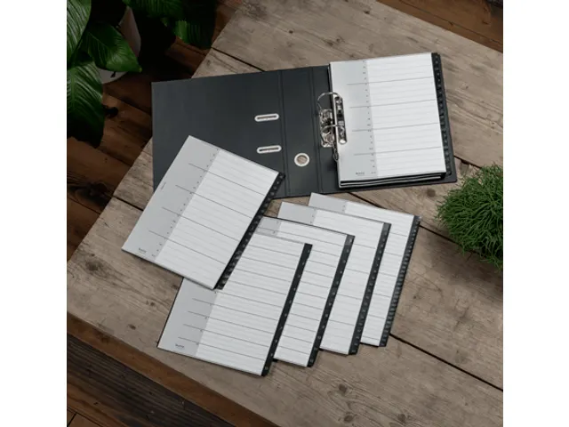 Tabblad Leitz Recycle A4 11-gaats A-Z extra breed PP