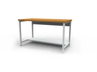 Werktafel 844x1500x750mm Werkblad Multiplex Beuken 25mm Kleur Ral3003 - 1