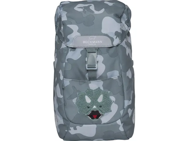 Schooltas Beckmann Classic mini 12L Dinosaur grijs