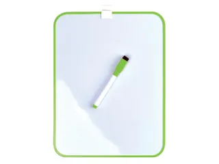 Whiteboard Desq 21.5x28cm + marker groen profiel - 1