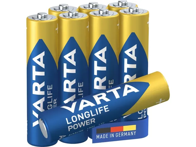 Batterij VARTA Longlife Power 8x AAA