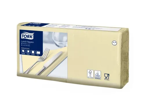Tork 477153 Lunchservet Advanced Champagne 33x33cm