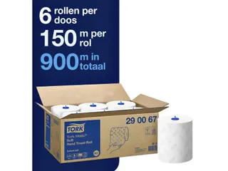 Tork 290067 H1 Matic Advanced Handdoekrol Wit 2-laags 150m 6 rollen - 3