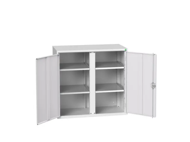 universele kast,HxBxD 1000x1050x550mm,4xStalen bodem,draaigrendelslot