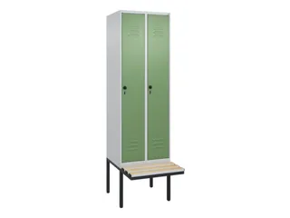 locker voor scheiding van kleding,HxBxD 2120x600x815mm,2vak - 1