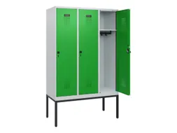 schoollocker,HxBxD 1950x1200x500mm,3vak,vak B 400mm,draaigrendel