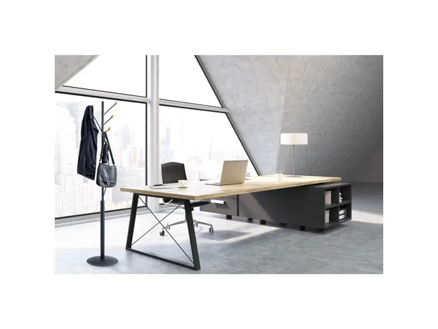 Kapstok MAUL Aura staand 180cm 4 haken zwart