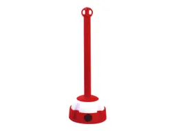 Waarschuwings-Kettingstaanders H 975mm Paal/Voet Ø 60/330mm