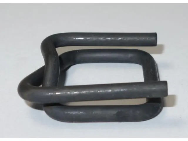 Boucles métalliques pour rubans en polyester et composés pour l 13 
