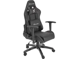 Xrocker Agility Gaming stoel zwart 2023027 tiener PU leer 100kg - 1