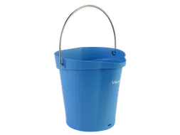 Hygiene 5688-3 emmer, 6 liter blauw, maatverdeling en schenktuit