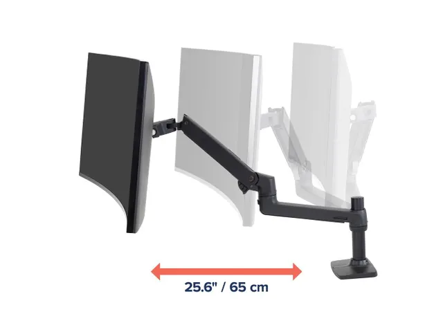 Lx Desk Monitorarm Mat Zwart tot 34 Inch