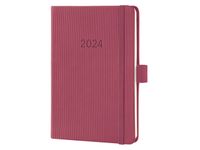 Weekagenda Conceptum A6 2024 (NL/FR/EN/DU) marsala red Hardcover