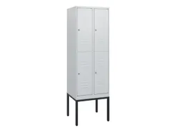 dubbeldekse locker,HxBxD 1950x600x500mm,2x2vak.,vak B 300mm
