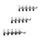 Houderassortiment,V. Perfoplaat,15-Delig