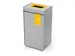 DURASORT Afvalbak sorteerunit 55L voor plastic Grijs Geel