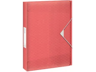 Colour'Breeze elastobox, ft A4, 2,5 cm, koraal - 2