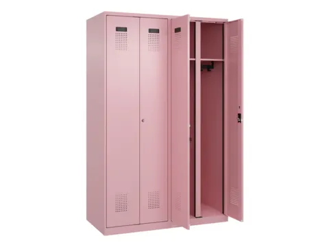 locker voor scheiding van kleding,HxBxD 1850x1200x500mm,4vak