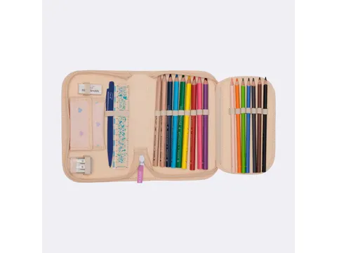 Etui Beckmann gevuld 21dlg Yellow Heart yellow Inhoud: 2x jumbo potloo