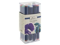 Alcoholmarker Nassau Arts duopunt 12 stuks assorti