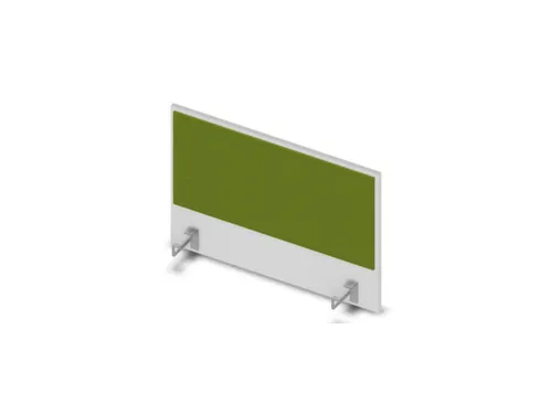 opzetpaneel bureau aanbouw zijkant Bl-wit BN7048-groen 800mm