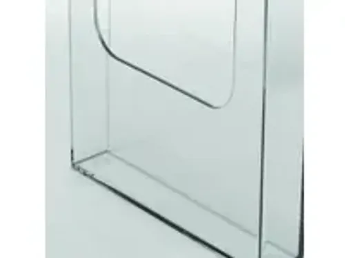 OUTLET Wandfolderhouder Acryl 1/3 A4 Staand Transparant Voordeelbundel