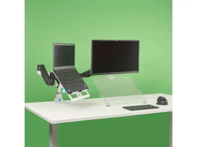 R-go Tools Morelia Laptophouder Tablethouder VESA Zilver