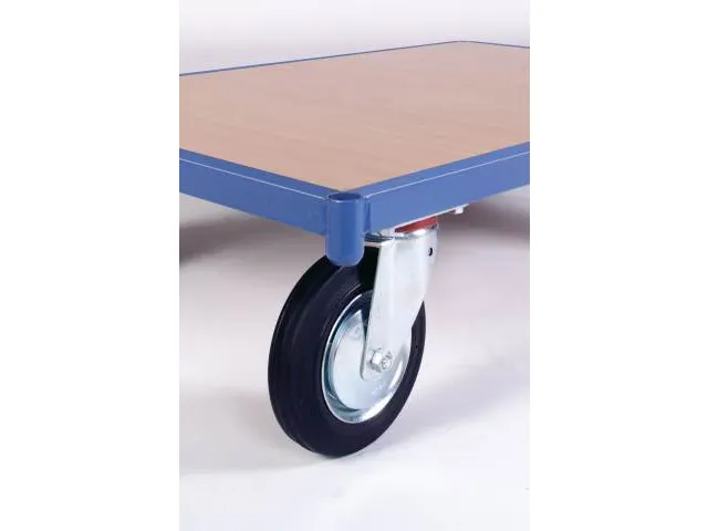 wielen met massief rubberen banden,massief rubber,antistatisch,Ø 125m