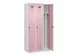 locker voor scheiding van kleding,HxBxD 1850x900x500mm,3vak