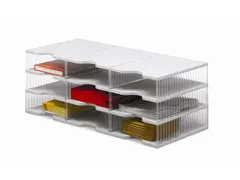 postsorteerbox,9vakken,m. antislipvoeten,Tafelopstelling