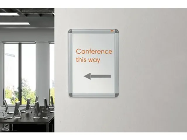 Clicklijst Nobo Premium Plus Aluminium A4 Poster