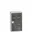 wandkast 900x525x350mm 2xStalen bodem sokkel Ral 7035 front Ral 7016
