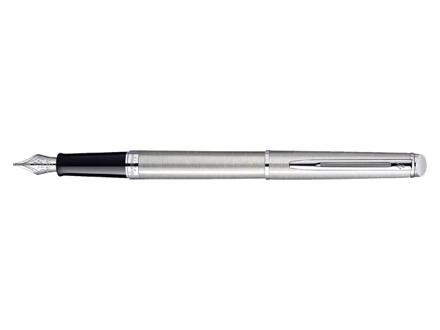 Vulpen Waterman Hémisphère Stainless Steel CT Medium Blauwe inkt