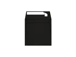 Gekleurde Envelop 120 gram 170x170mm Diep Zwart 250 Stuks
